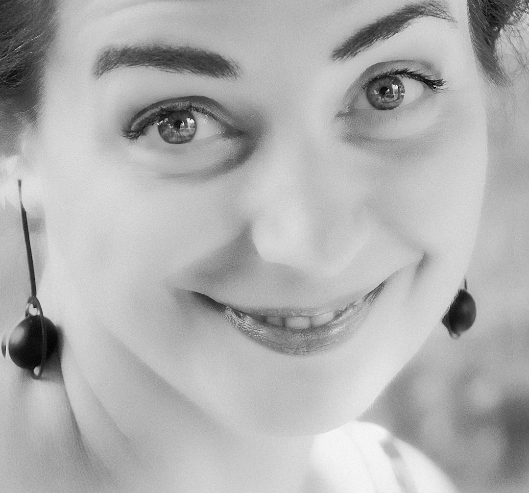 Portrait of a woman vision mixer operator smiling